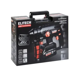 Перфоратор аккумуляторный бесщеточный Elitech CRH 2022SL (E2205.030.01)