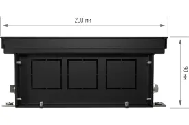 Внутрипольный конвектор ROYAL THERMO ATRIUM-90/200/1200-DG-U-NA
