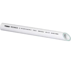 Труба TEBO PPR 40х6,7мм SDR6 армированная стекловолокном (2м) 030010405-02