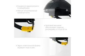 Защитный лицевой щиток ЗУБР Сектор 11085