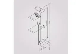 Душевой комплект AM.PM Gem ручной душ F0190000