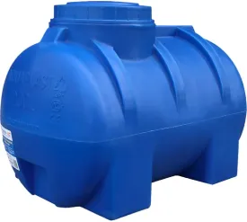 Овально-горизонтальная емкость AQUAPLAST 200 л, синяя 4630017951901