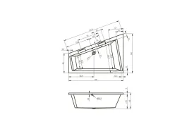Акриловая ванна RIHO DOPPIO R B033001005