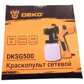 Краскопульт сетевой Deko DKSG500 063-4292