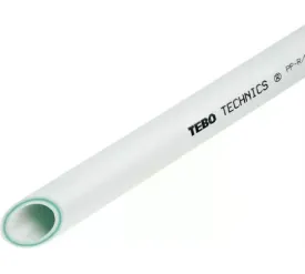 Труба TEBO PPR 40х6,7мм SDR6 армированная стекловолокном (2м) 030010405-02