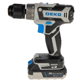 Дрель-шуруповерт аккумуляторная Deko ZKCD20V PRO