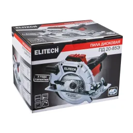 Пила циркулярная сетевая Elitech ПД 20-85Э (E2206.037.00)