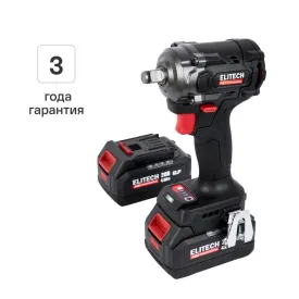 Гайковерт аккумуляторный ударный бесщеточный Elitech HD CW2004SL