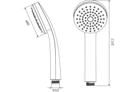 Лейка для душа IDDIS 1F 0011F85i18