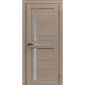 Дверь межкомнатная Порта-29.3 700х2000 мм ПВХ light sonoma со стеклом