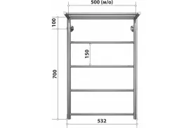 Полотенцесушитель Стелмикс П5 500x800 4670078541192
