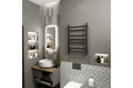 Электрический полотенцесушитель Bauedge BAU Hotel 50x80 RAL 9005