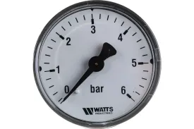 Аксиальный манометр Watts F+R100
