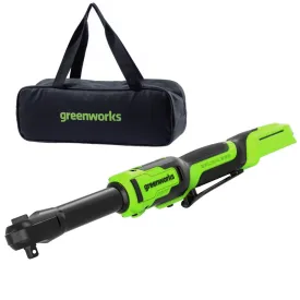 Гайковерт аккумуляторный бесщеточный угловой Greenworks GD24RWX