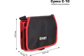 Сумка монтажника КВТ ПРОФИ С-10