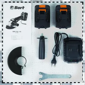 УШМ аккумуляторная бесщеточная Bort BWS-18Li-125