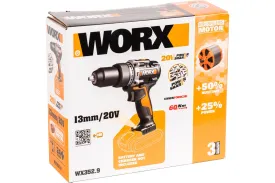 Дрель-шуруповерт ударная аккумуляторная WORX WX352.9