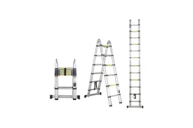 Телескопическая алюминиевая лестница STARTUL 2х8 ST9733-050