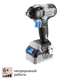 Гайковерт аккумуляторный ударный бесщеточный Deko ZKIS20