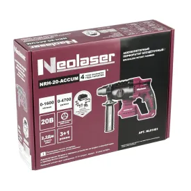 Перфоратор аккумуляторный бесщёточный Neolaser NRH-20-ACCUM