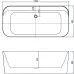 Акриловая ванна ALLEN BRAU Infinity 170x80 белый глянец 2.21001.20