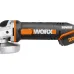 Аккумуляторная угловая шлифмашина WORX кейс WX800