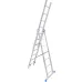 Алюминиевая трехсекционная лестница LadderBel 7 ступеней LS307