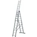 Алюминиевая трехсекционная лестница Krause Corda 010421