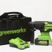 Аккумуляторный бесщеточный перфоратор GreenWorks GD24SDS2K4