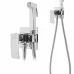 Смеситель встраиваемый с гигиеническим душем Hansberge CUBITO H3077, Хром