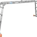 Шарнирная стремянка-трансформер Krause MONTO MULTIMATIC 4х4 120649
