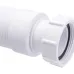 Гофрированная труба McAlpine раздвижная, L460-1000 х 50 мм, вход 1 1/2", В, выход D=40/50 мм MRMF2
